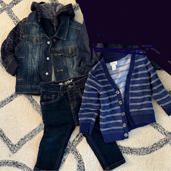 Cat & Jack / OshKosh Boys Denim Lot - Picture 1 of 4